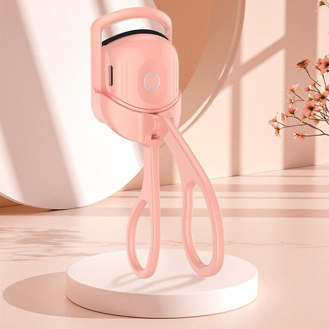 Candy Colored Electric Heated Eyelash Curler Comb