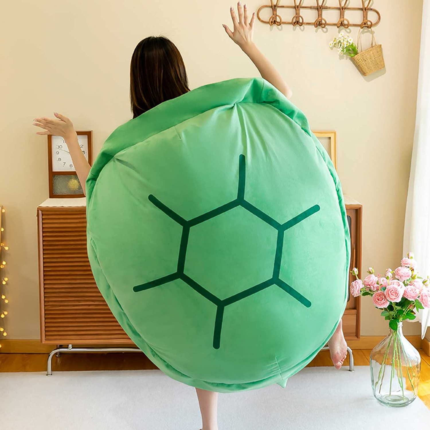 Wearable Turtle Shell Pillows - Green