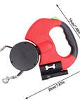 Auto Retractable Double-Ended Traction Rope Dog leash
