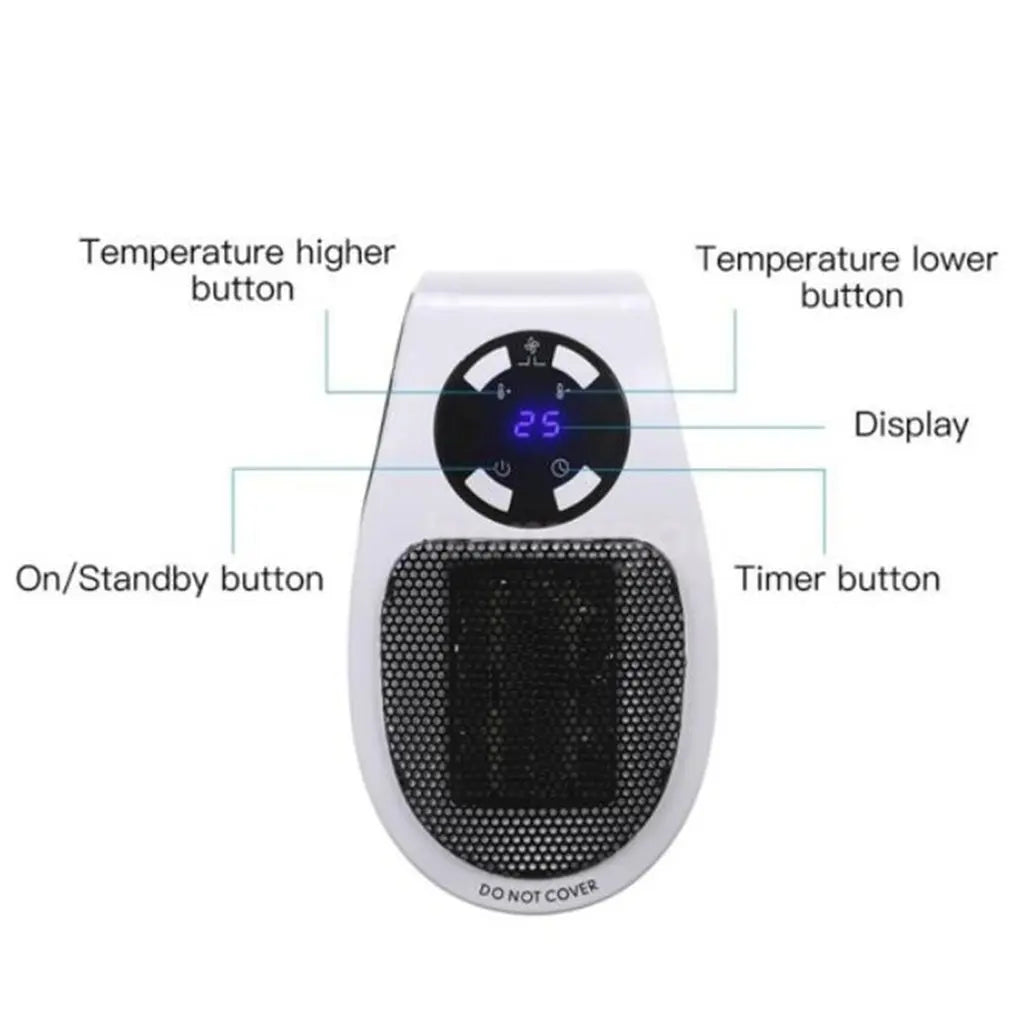 Mini Electric Heater for Room Winter Warm Timing